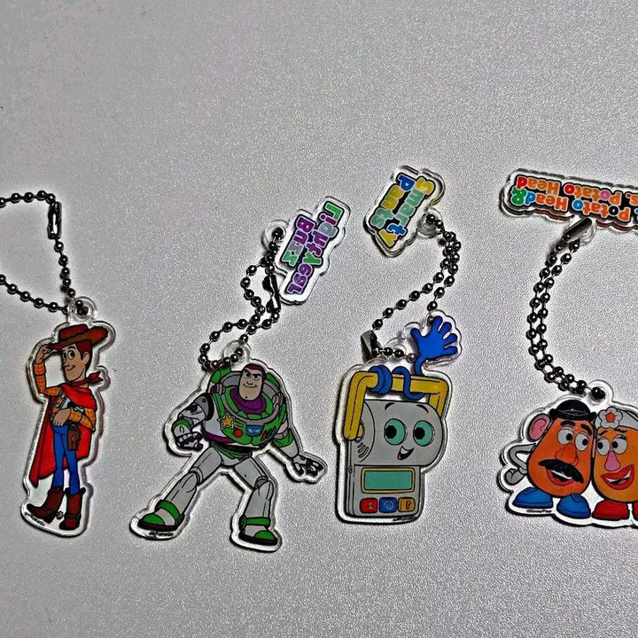 [BUNJANG] Secret Toy Story 4-Piece Bundle Keychain Set / 시크릿 토이스토리 키링 4개 일괄
