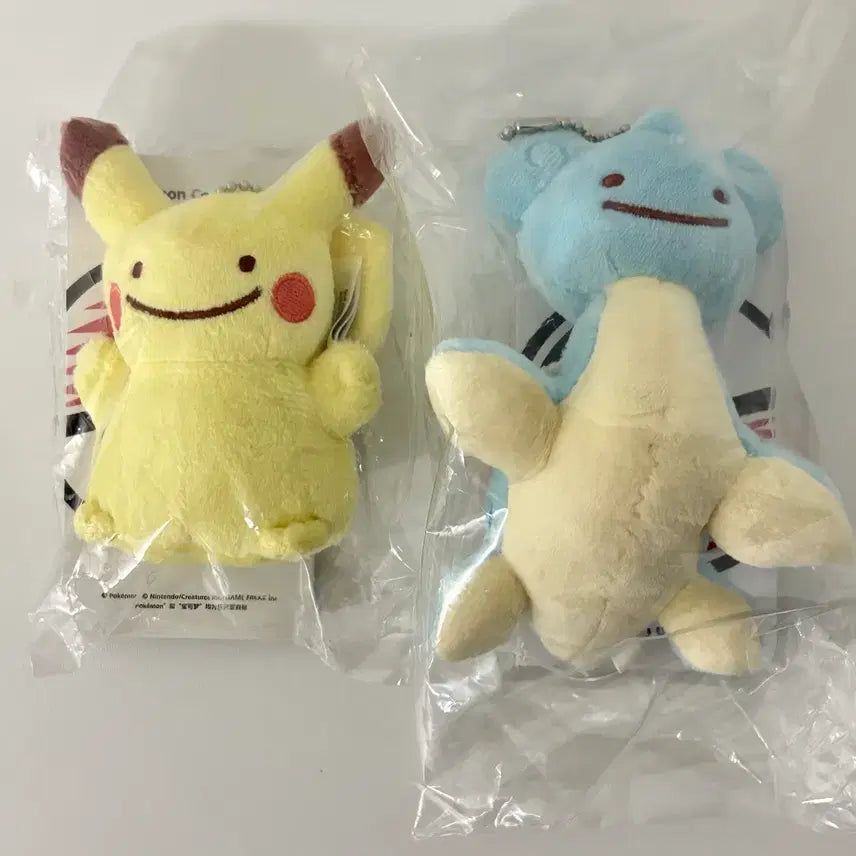 [BUNJANG] Pokemon Metamon Transformation Pikachu Lapras Mascot Keyring Set / 포켓몬 변신 메타몽 피카츄 라프라스 마스코트 키링 세트