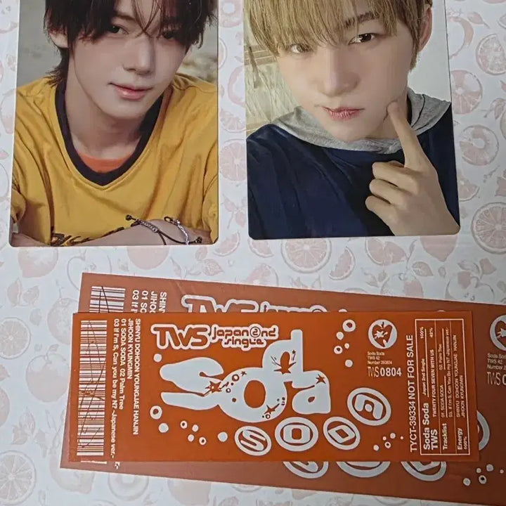 [BUNJANG] TWS Soda Soda Limited Edition A Jihoon Photocard / 투어스 소다소다 한정 A 앨범 지훈 한진