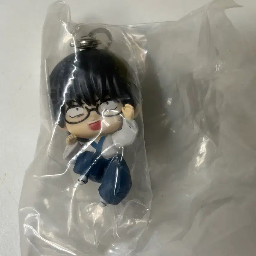 [BUNJANG] Gintama Kagura Ring-type Capsule Charm with Obi Strip / 은혼 대롱 가챠 신파치 고리형 캡슐 띠지 포함