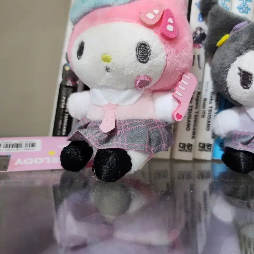 [BUNJANG] My Melody Doll Pink School Look Keyring / 마이멜로디 인형 핑크 스쿨룩 키링