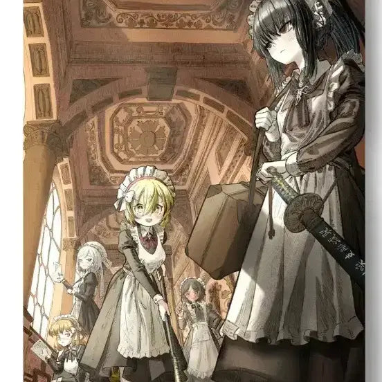 [BUNJANG] Limbus Company Prisoner Maid Scroll Poster / 림버스 컴퍼니 수감자 메이드 족자봉 양도