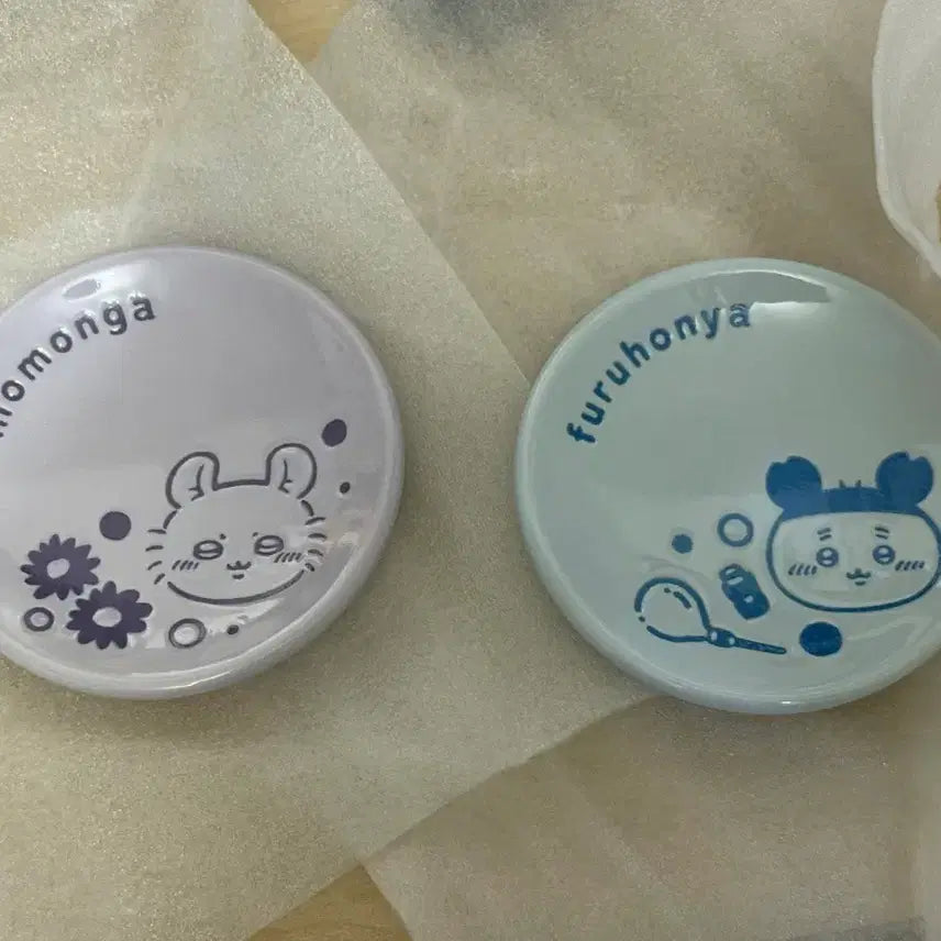 [BUNJANG] Chiikawa Animai Seven-Eleven Kuji Momonga Kani Plate Set / 치이카와 애니마이 세븐일레븐 쿠지 모몽가 카니 그릇 콩접시