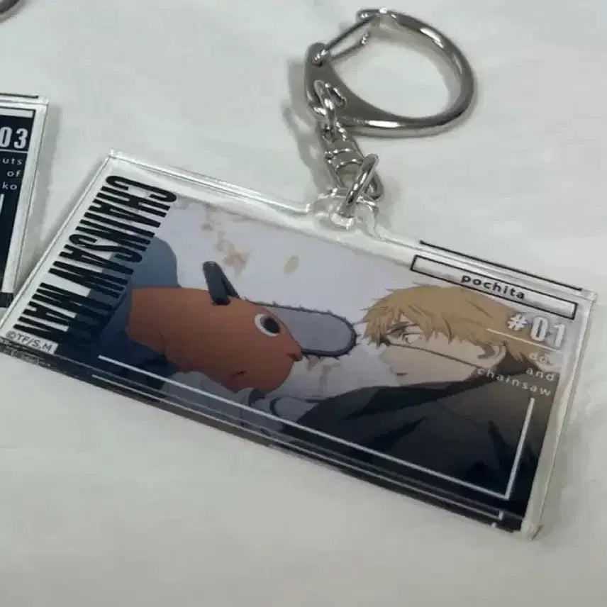 [BUNJANG] Chainsaw Man Pochita, Denji, Makima Bundle Keychains / 체인소맨 키링 포치타 덴지 마키마 일괄