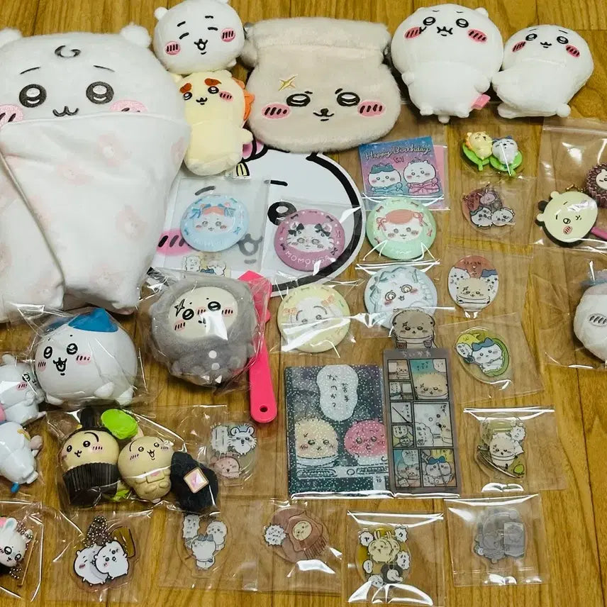 [BUNJANG] Chiikawa Plush Keychain Goods Bundle Set / 급처) 치이카와 인형 키링 굿즈 일괄