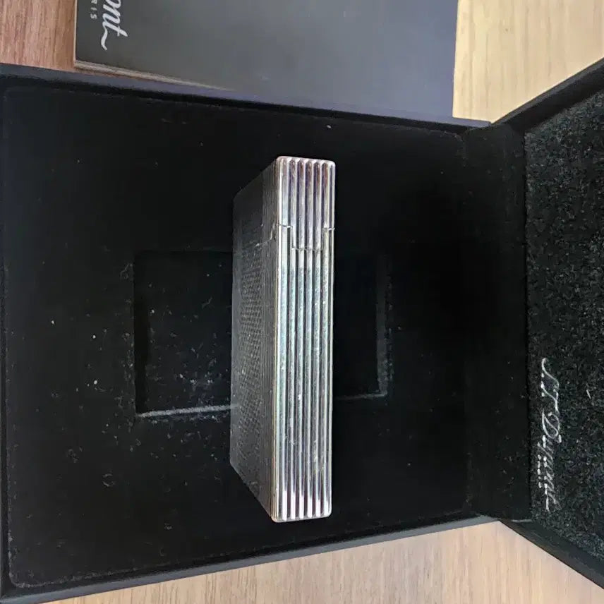 [BUNJANG] S.T. Dupont Line 2 Lighter - Silver / S.T. Dupont(듀퐁) 라이터  라인2 은장(정품박스+가스6개)판매