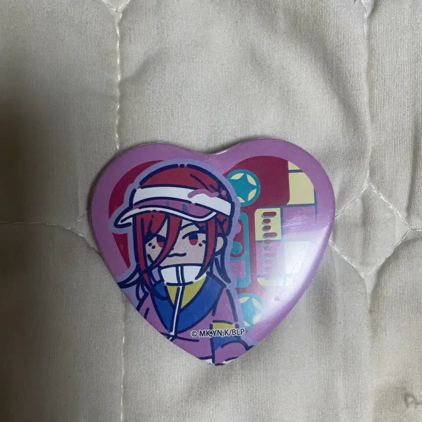 [BUNJANG] Blue Lock Chigiri Hyoma Heart Can Badge / 블루록 치기리 효마 하트 캔뱃지