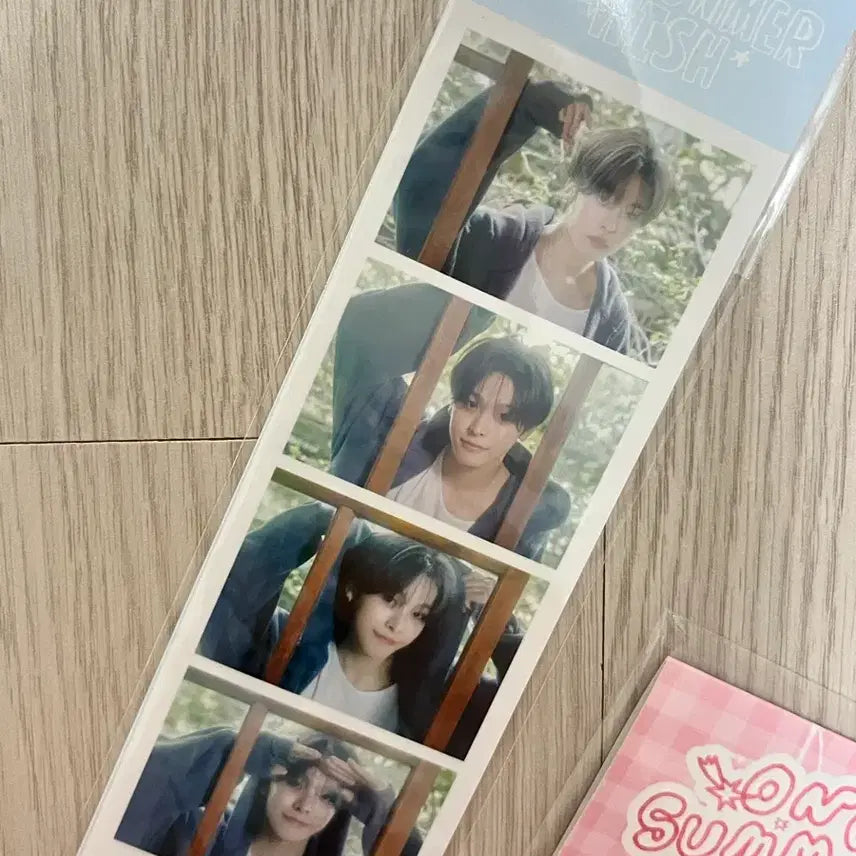 [BUNJANG] Riku ONE SUMMER WEISH Photocard &amp; Badge Set / 리쿠 원썸머위시 인생네컷 , 뱃지