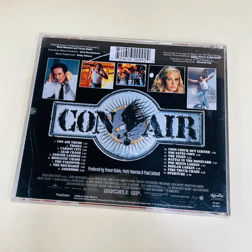 [BUNJANG] Con Air Original Motion Picture Soundtrack CD / [중고음반/CD] 콘에어 CON AIR 영화음악 OST