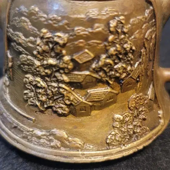 [BUNJANG] Antique Decorative Bronze Kettle / 앤틱 장식 청동 주전자
