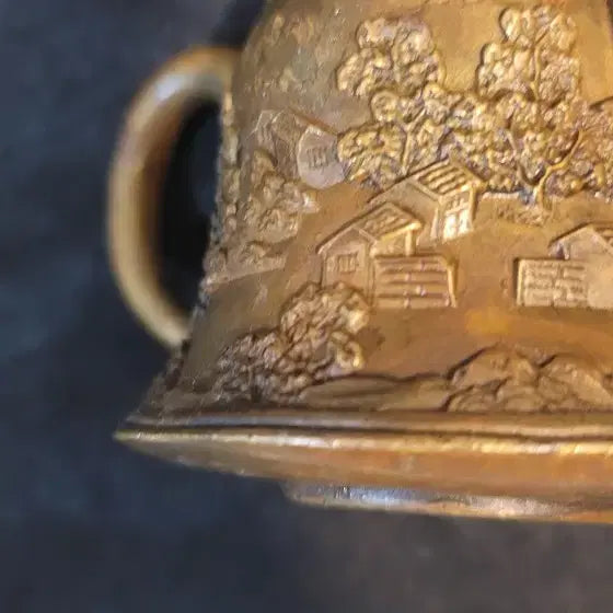 [BUNJANG] Antique Decorative Bronze Kettle / 앤틱 장식 청동 주전자