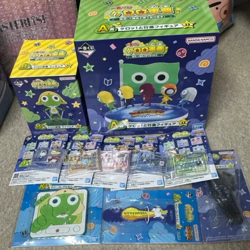 [BUNJANG] Sgt. Frog Keroro Ichiban Kuji A, B, K, J, I Prize Figure Bundle Set / 개구리 중사 케로로 제일복권 A.B.K.I상 일괄