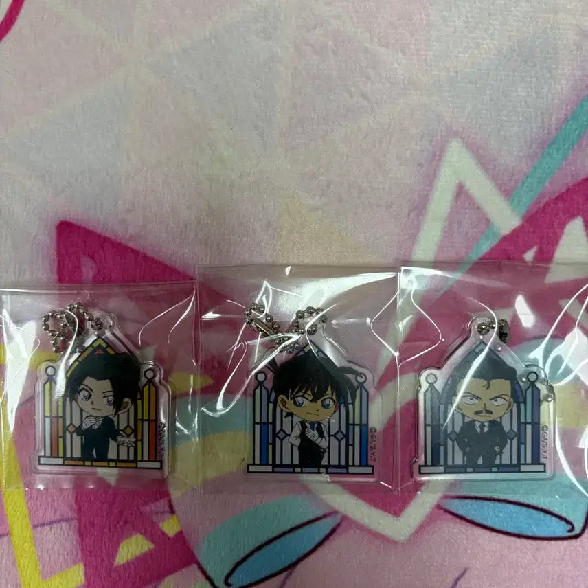 [BUNJANG] Detective Conan Collaboration Cafe Keychain Bundle / 명탐정코난 콜라보카페 키링 일괄