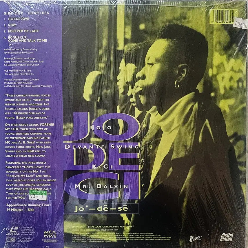 [BUNJANG] Jodeci Diary of a Mad Band Laserdisc / 조데시 Jodeci - Diary of a Mad Band LD 레이저디스크