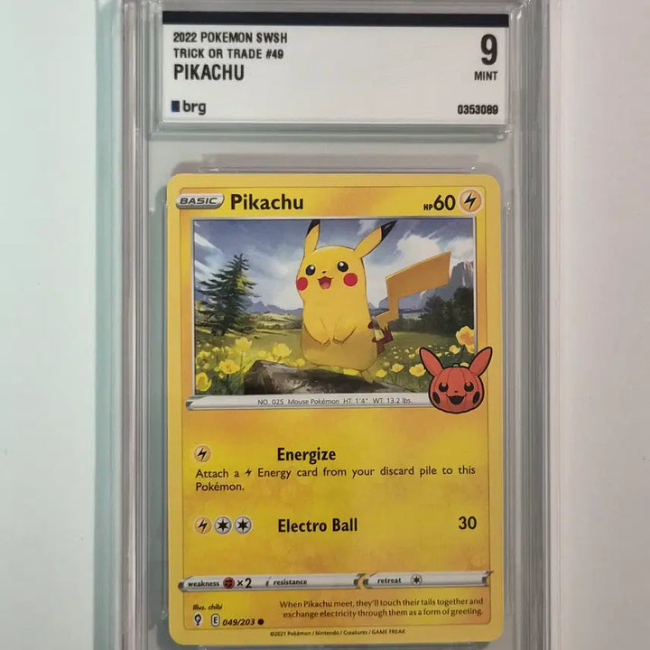 [BUNJANG] PSA 9 Graded Halloween Pikachu / [북미] [brg 9등급 할로윈 피카츄]
