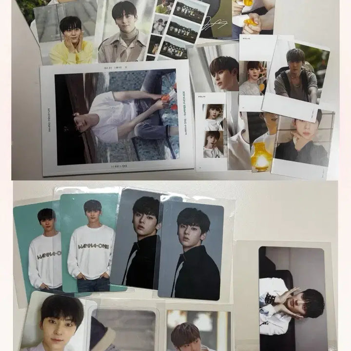 [BUNJANG] Wanna One Hwang Minhyun Bundle Set (Photocards, Mini Posters, Goods, Photobook) / 워너원 황민현 굿즈+포카 일괄