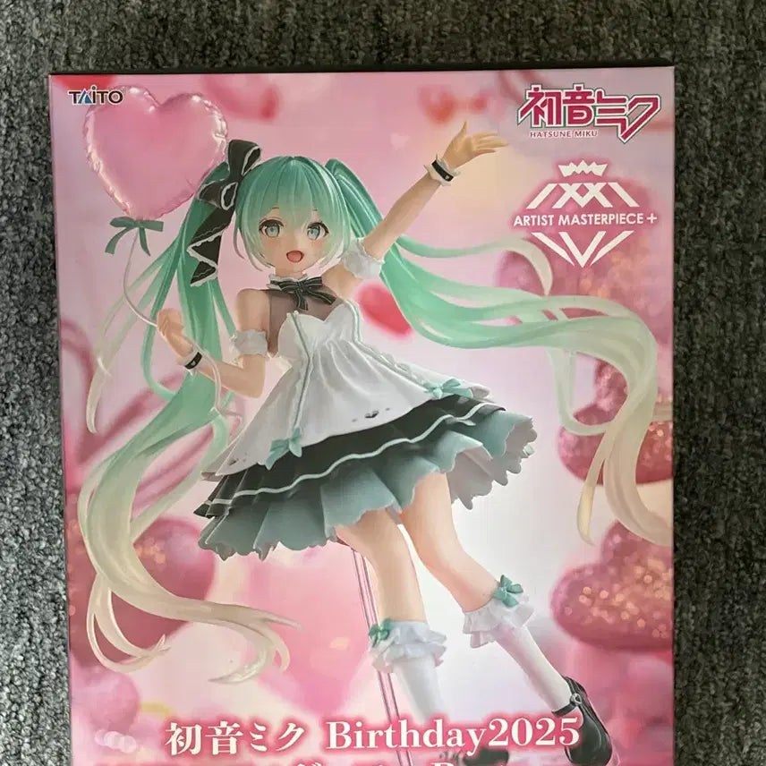[BUNJANG] Taito Hatsune Miku AMP Figure Birthday 2025 Party Version / 타이토 하츠네 미쿠 AMP 피규어 버스데이 2025 파티버전