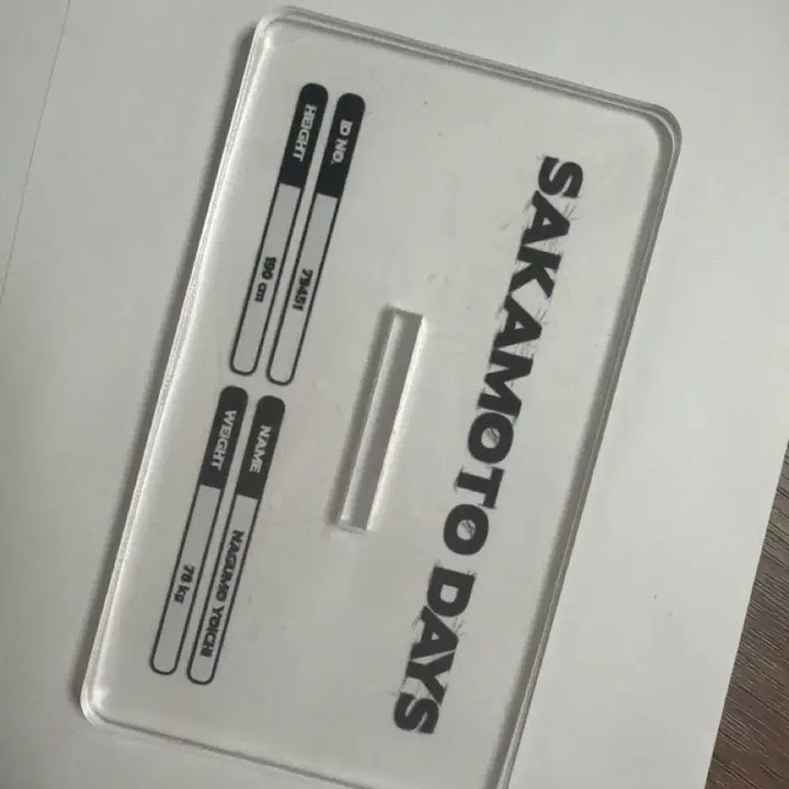 [BUNJANG] Sakamoto Days Nagumo Double-Sided Acrylic Stand / 사카모토 데이즈 나구모 비공식 아크릴 판매