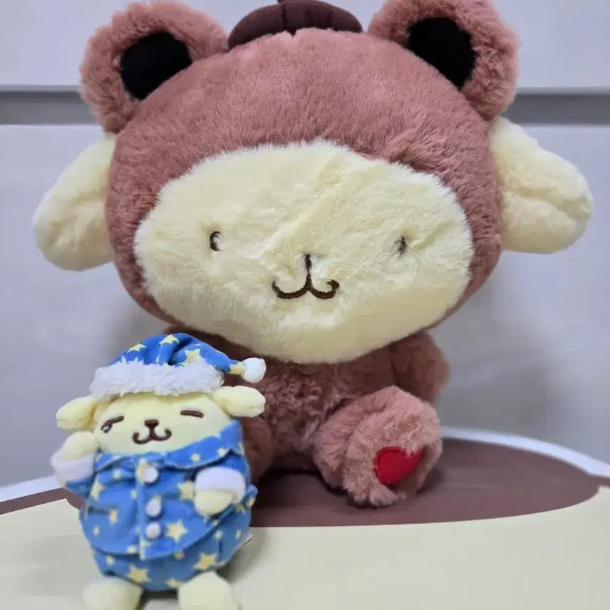 [BUNJANG] Pompompurin Medium Heart Plush / 폼폼푸린  곰돌이 하트 중형 인형