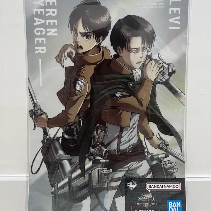 [BUNJANG] Attack on Titan F Prize Clear Poster Set (8 Types) / (8종 일괄) 진격의 거인 F상 클리어포스터 에렌 리바이 애니 짐승거인