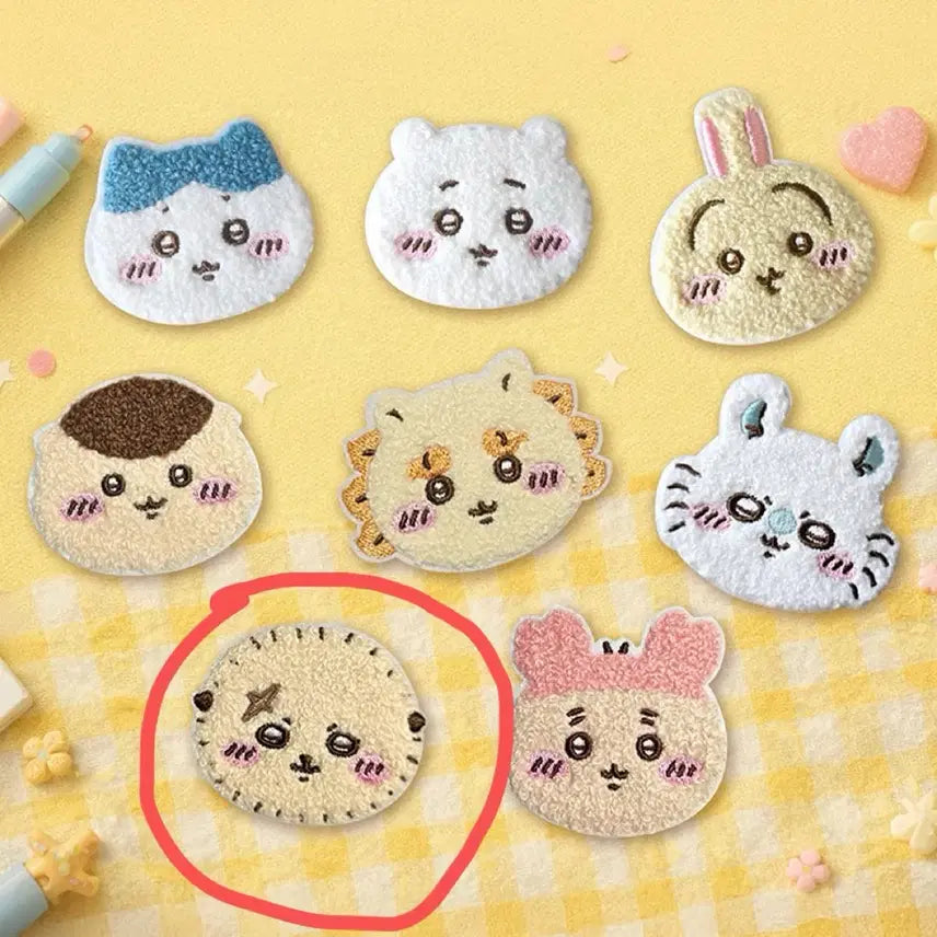 [BUNJANG] Chiikawa "Monjyakui" Tikoshi Magnetic Charm Rakko / 치이카와 먼작귀 티코시 자석참 랏코