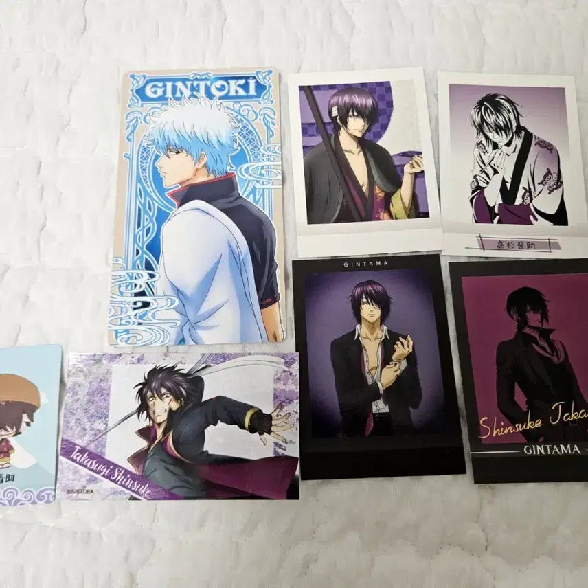 [BUNJANG] Gintama Sakata Gintoki Character Card &amp; Takasugi Shinsuke Polaroid Bundle Set / 은혼 사카타 긴토키 캐릭터 카드, 타카스기 신스케 폴라로이드 등 굿즈 일괄 판매