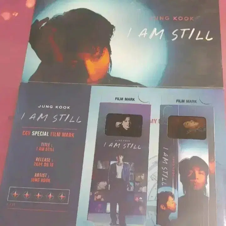 [BUNJANG] BTS Jungkook Limited Edition Film Mark A/B Type Set Poster (Sealed) / 3개1세트미개봉)bts 정국 필름마크a,b형2개 한정판 포스터