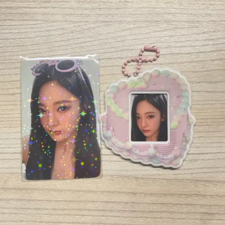 [BUNJANG] Ningning Birthday Cake Photocard, Proof Photo, Keyring / 닝닝 birthday cake 포카 증명사진 키링