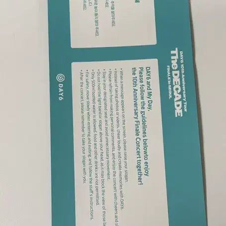 [BUNJANG] Day6 The Decade Encore Concert Fanclub Gift + Admission Gift Bundle Set / 데이식스 더데케이드 앙콘 팬클럽기프트+입장기프트