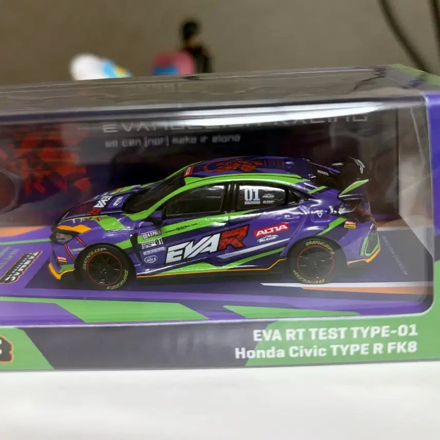 [BUNJANG] Tarmac Works Honda Civic Type R EVA RT Test Car 1:64 Scale Diecast / 1:64 타막웍스 혼다 시빅 Type R EVA RT 테스트 카 다이캐스트