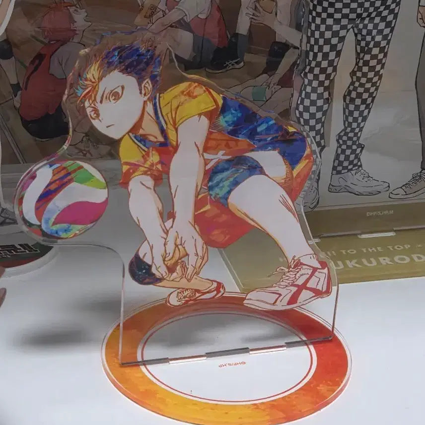 [BUNJANG] Haikyuu!! Karasuno Nishinoya Yu Original Art Large Acrylic Stand / 하이큐 카라스노 니시노야 유 원화 대형 아크릴 판매