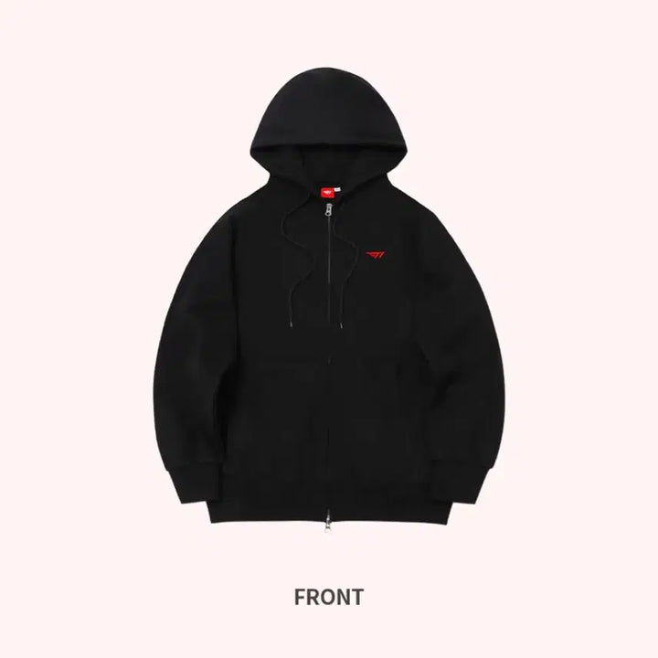[BUNJANG] T1 Logo Hoodie Black L / 티원 로고 후드집업 블랙 L
