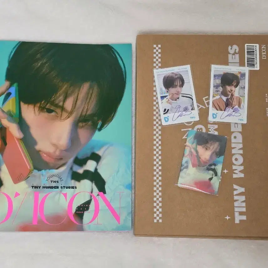 [BUNJANG] TWS Youngjae DICON B Version Magazine + Popup Photocard / 투어스 영재 디아이콘 B 버전 잡지 + 팝업 포카