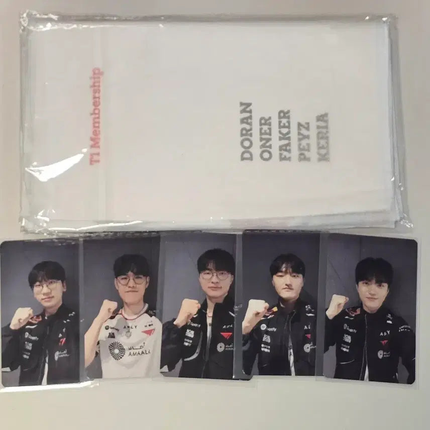[BUNJANG] T1 T1zon Slogan + Photocard Set / T1 티원 티원존 t1zon 슬로건 + 포토카드 세트 양도