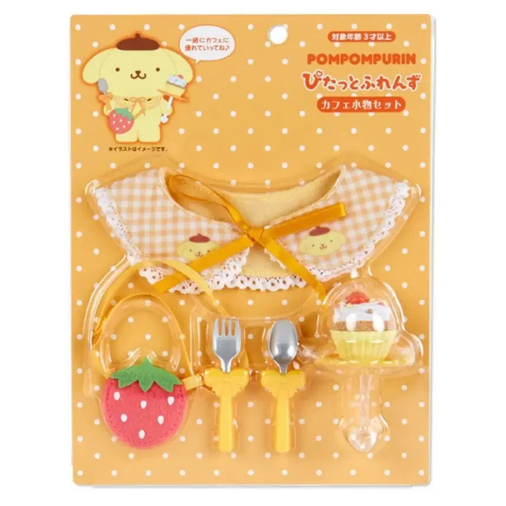 [BUNJANG] Sanrio Pitatto Friends Pompompurin Cafe Accessory Set / 산리오 피탓토 프렌즈 폼폼푸린 카페 액세서리 소품 세트