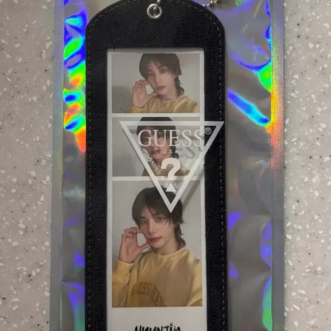 [BUNJANG] Stray Kids Hyunjin Guess Collaboration Photokeyring / 스트레이키즈 현진 GUESS 게스 콜라보 포토키링