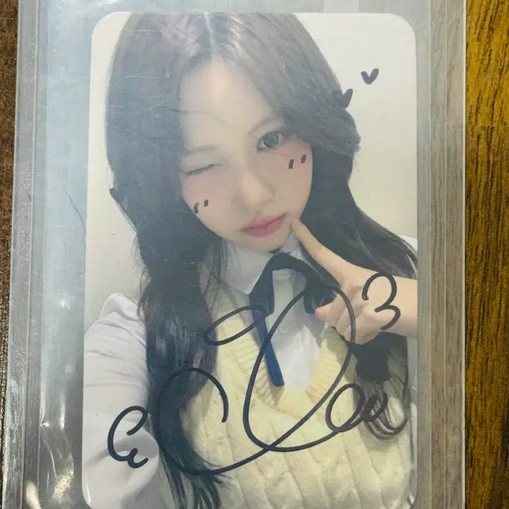[BUNJANG] RESCENE Reene Signed Photocard / 택포 총 금액 15만원 리센느 리브 싸인 포토카드 싸포