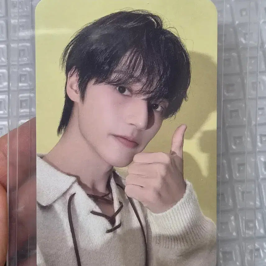[BUNJANG] ATEEZ Wooyoung Wooyou Cup Sleeve Keyring Photocard Set / (포카O)에이티즈 우영 우요우 컵슬리브 키링