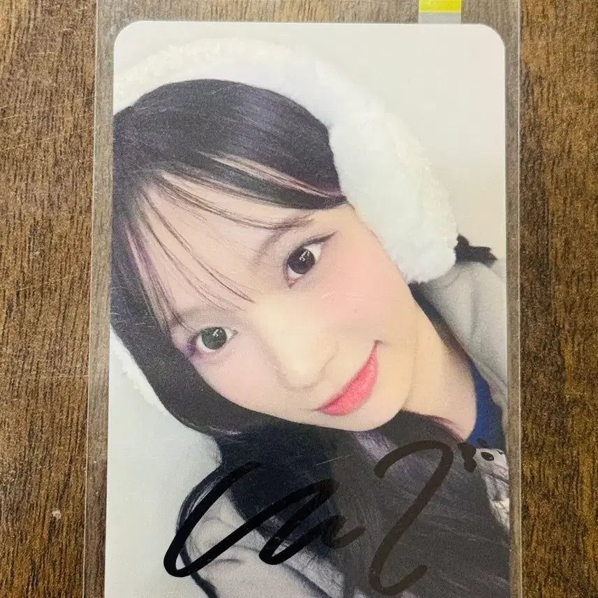 [BUNJANG] Ressene Wonyoung Signed Photocard / 택포 총 금액 21만 리센느 원이 싸인 포토카드 싸포