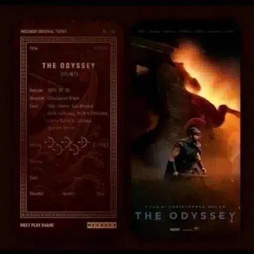 [BUNJANG] Megabox Odyssey Original Ticket / 메가박스 오디세이 오리지널티켓 | 오티