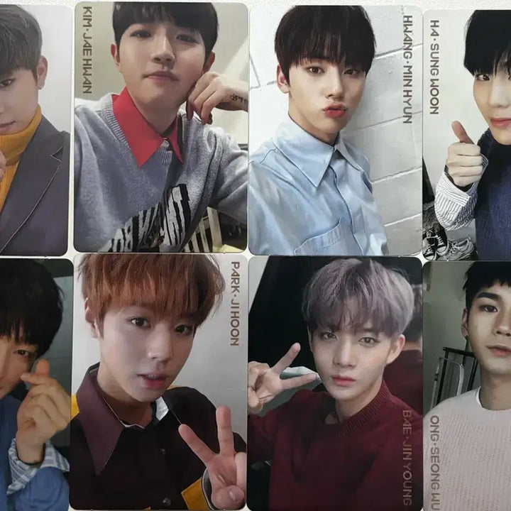 [BUNJANG] Wanna One Boomerang Day Bundle Set Photocard (Park Jihoon) / 워너원 부메랑 데이 포카 일괄 (박지훈)