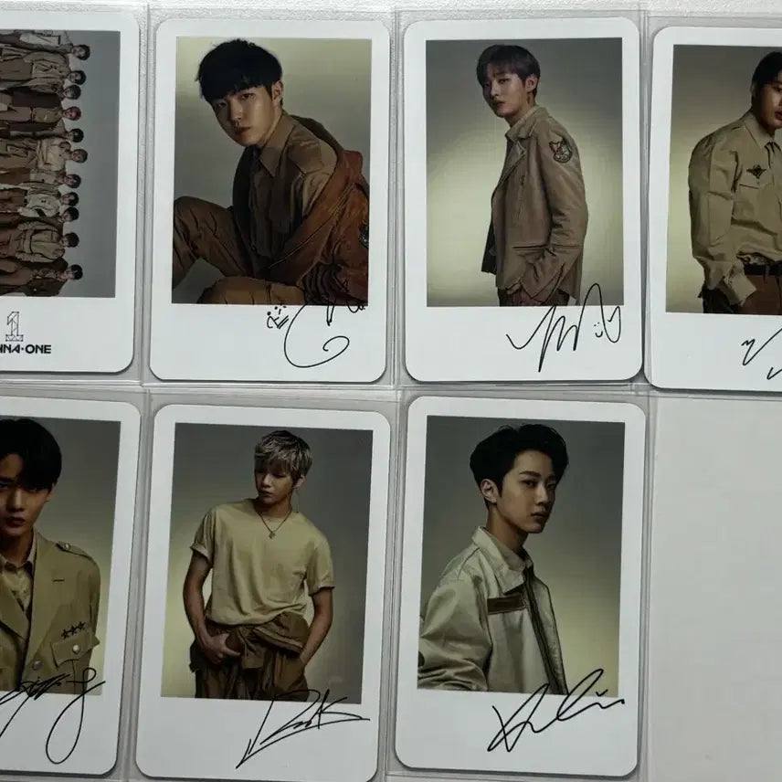 [BUNJANG] Wanna One Wonderwall Signed Polaroid Set / 워너원 원더월드 싸인 폴라로이드 세트