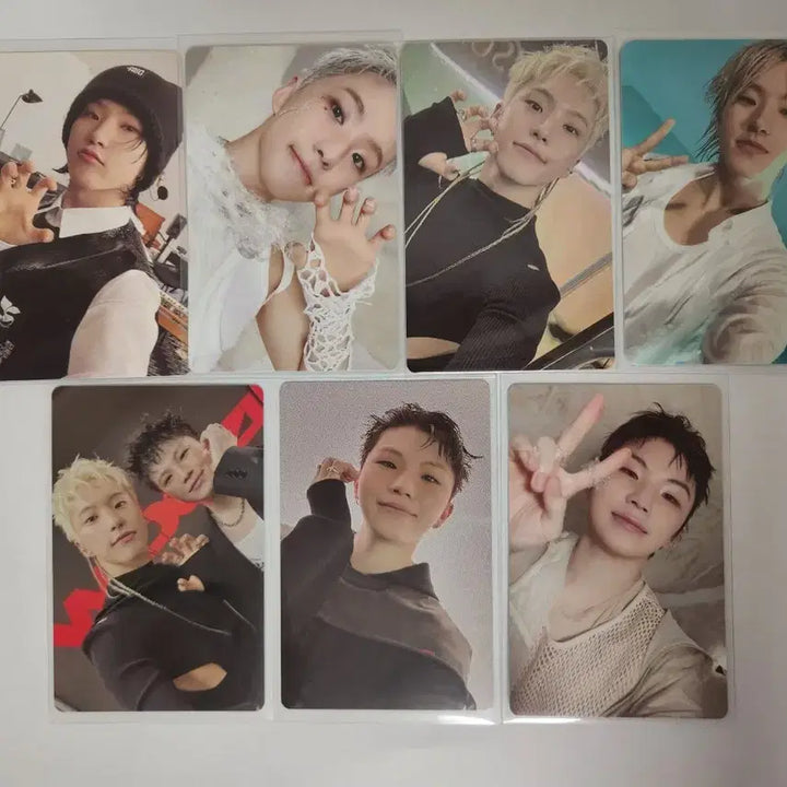 [BUNJANG] SEVENTEEN HOSHI WOOZI Photocard Bundle Set (7 Photocards) / 세븐틴 호시 우지 포토카드 7장 앨포 특전 포카 일괄