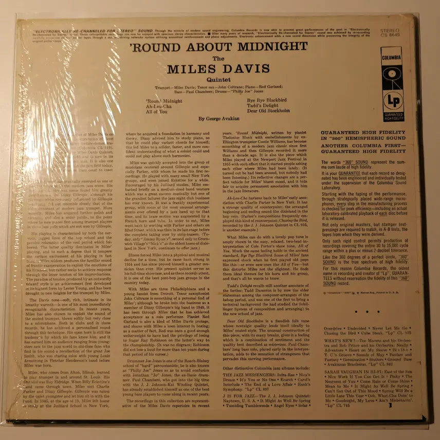 [BUNJANG] Miles Davis 2-Record Bundle (1960s US Pressings - 2-Eye Labels) / [LP] 마일즈 데이비스 - 2종 일괄 (1960년대 미국반 / 2-EYE 레이블)