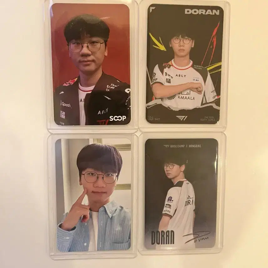 [BUNJANG] T1 Doran Photocard Set (4 Types) / 티원 도란 포토카드 4종 세트