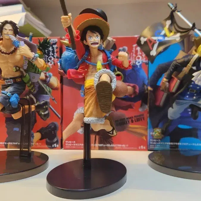 [BUNJANG] One Piece Mania Produce ASL (Ace, Sabo, Luffy) Bundle Set Figures / 원피스 매니아 프로듀스 ASL(에이스, 사보, 루피) 피규어 일괄로 판매합니다.