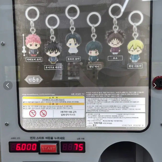 [BUNJANG] Jujutsu Kaisen Shibuya Incident Mark Gacha Full Set / [풀셋] 주술회전 사멸회유 메지루시 가챠
