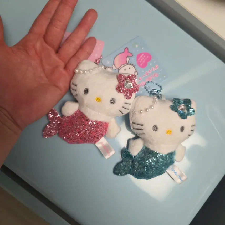 [BUNJANG] Little Mermaid Glitter Kitty 2-Set / 인어공주 글리터 키티 2개 세트