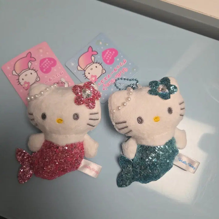 [BUNJANG] Little Mermaid Glitter Kitty 2-Set / 인어공주 글리터 키티 2개 세트