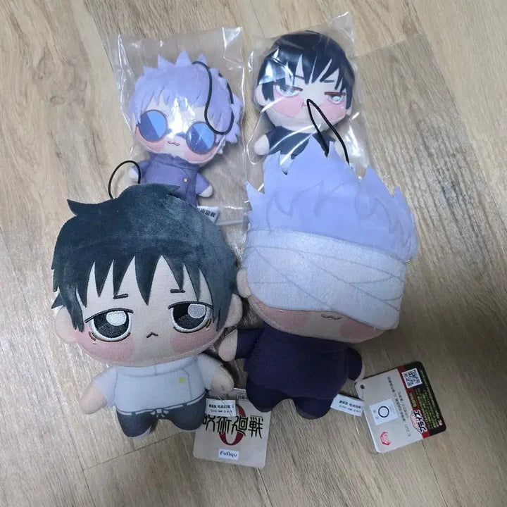 [BUNJANG] Jujutsu Kaisen Chokopi Plush Dolls Bundle Set - Satoru Gojo, Toji Fushiguro, Yuta Okkotsu / 주술회전 쵸피누이 인형 누이구루미 고죠 사토루 후시구로 토우지 옷코츠 유타 일괄